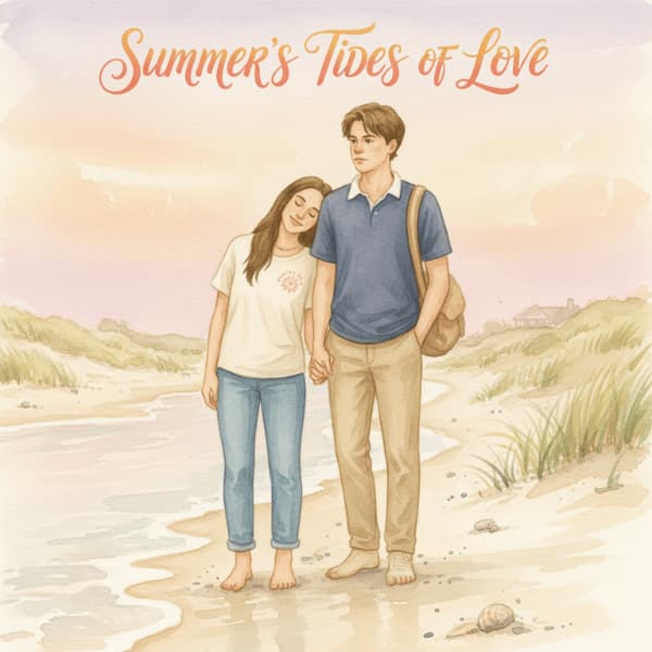 Couverture de livre dans le style aquarelle