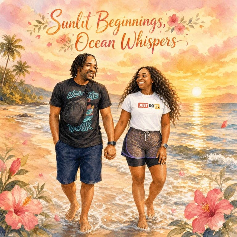 Sunlit beginnings, ocean whispers