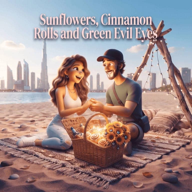 Sunflowers, cinnamon rolls and green evil eyes